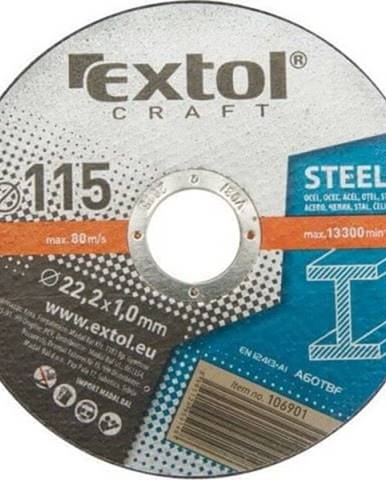 Extol Craft 125x1, 0x22, 2mm Kotúče rezné na kov