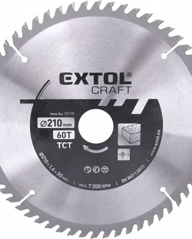 Extol Craft Kotúč pílový s SK plátky,  O 210x2, 4x30mm,  60T