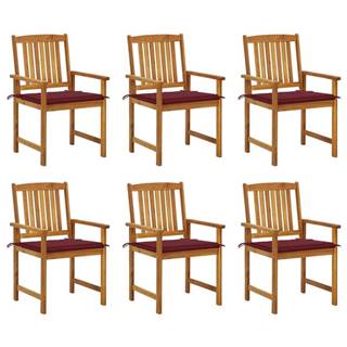 Petromila   Záhradné stoličky s podložkami 6 ks masívne akáciové drevo značky Petromila