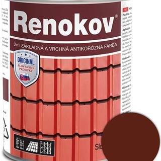 SLOVLAK Renokov hnedý 0, 75kg - antikorózna farba na kov
