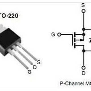 HADEX IRF9640 P MOSFET 200V/6, 5A 75W TO220