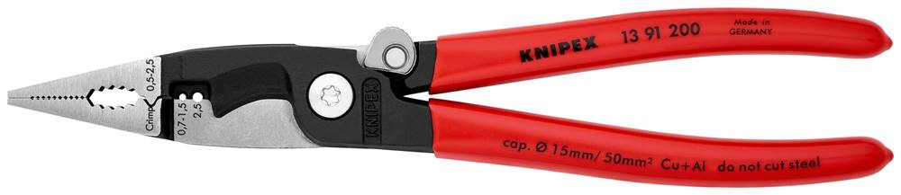 Knipex  KNIPEX Kliešte univerzálne elektroinstalačné značky Knipex