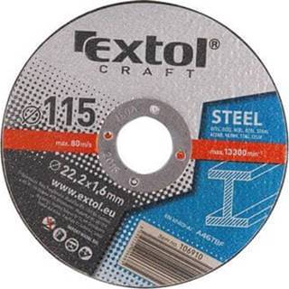 Extol Craft  Kotúče rezné na kov (106910) 5ks,  115×1, 6mm značky Extol Craft