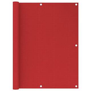Vidaxl  Balkónová markíza červená 120x500 cm HDPE značky Vidaxl