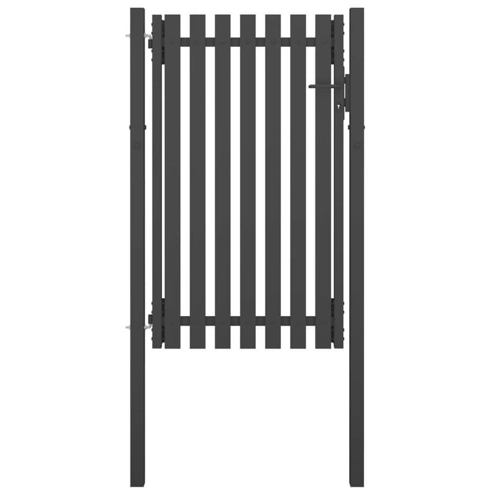 Vidaxl  Záhradná plotová brána,  oceľ 1x2 cm,  antracitová značky Vidaxl