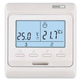 EMOS Izbový termostat pre podlahové kúrenie,  drôtový,  P5601UF