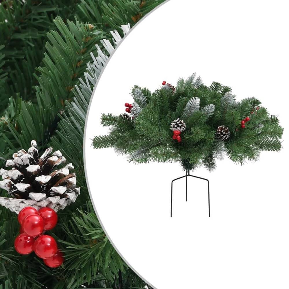 Vidaxl  Umelá vianočná ozdoba stromček a vetvičky zelená 40 cm PVC značky Vidaxl
