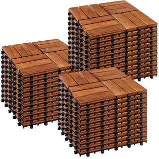shumee STILISTA drevené dlaždice,  mozaika 3,  agát,  3 m2