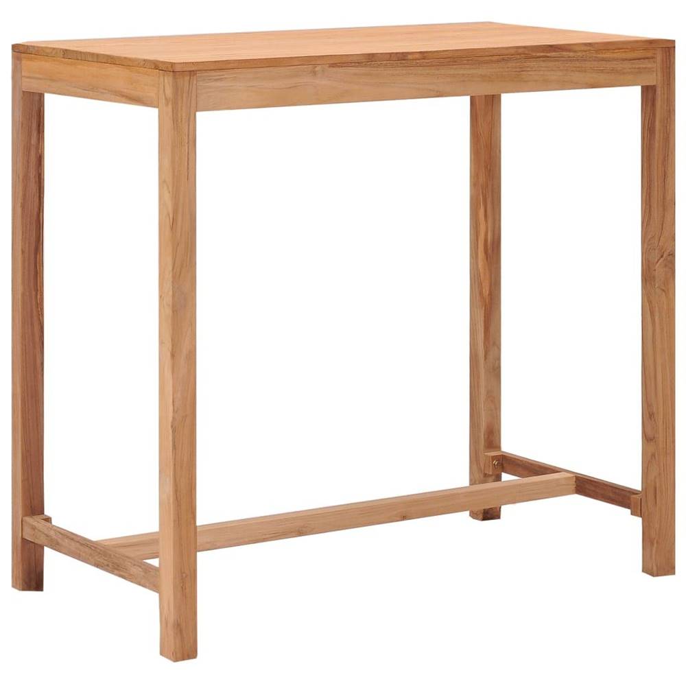 Vidaxl  Záhradný barový stôl 110x60x105 cm teakový masív značky Vidaxl
