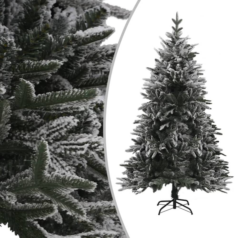 Vidaxl  Zasnežený umelý vianočný stromček zelený 210 cm PVC&PE značky Vidaxl