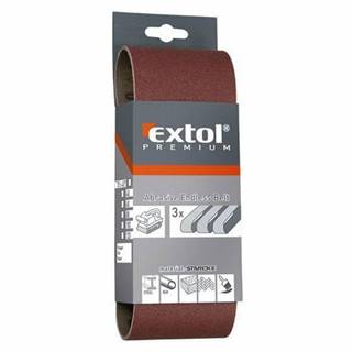 Extol Premium  Plátno brúsne nekonečný pás,  bal. 3ks,  P80,  75x457mm značky Extol Premium