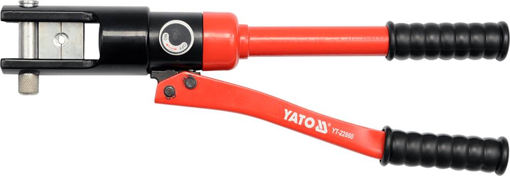 YATO   Kliešte lisovacie na koncovky káblov AL 10-95mm2 ,  Cu 10-120mm2,  415mm značky YATO
