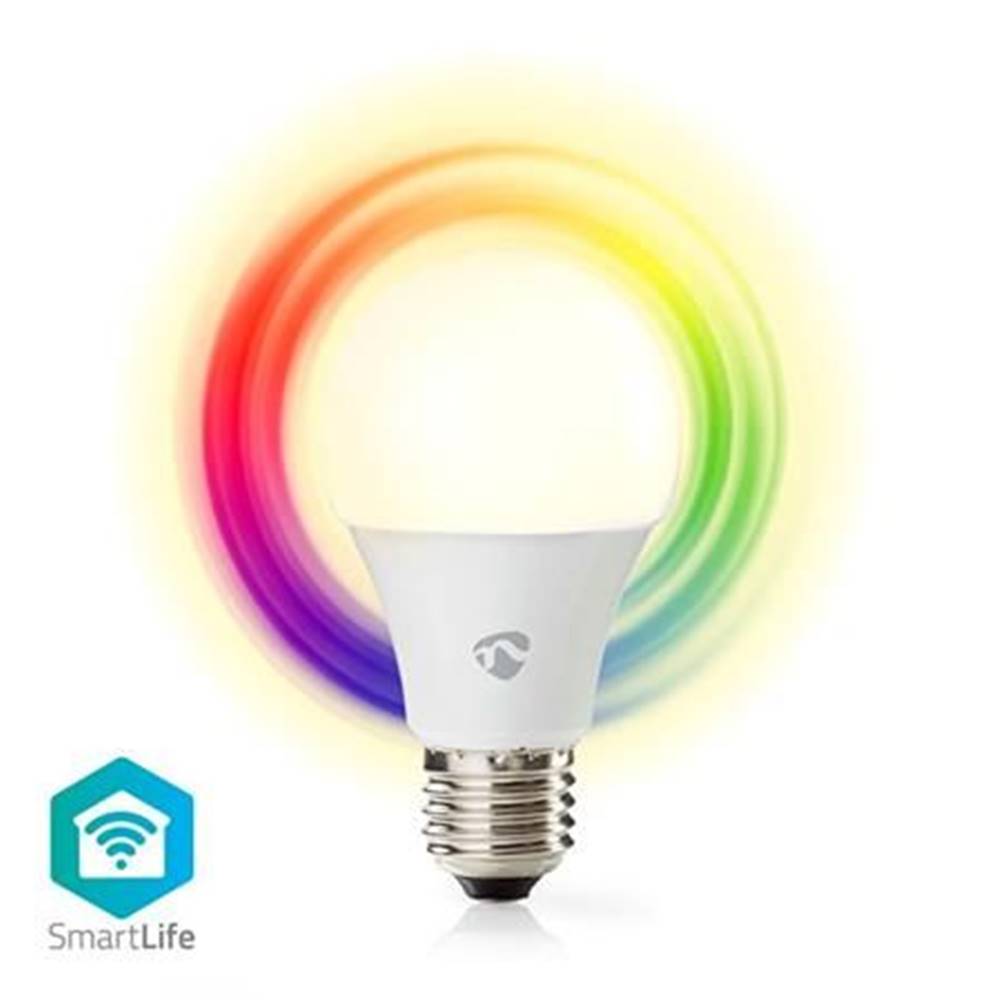 Nedis  WIFILRC10E27 - SmartLife LED žiarovka | Wi-Fi | E27 | 806 lm | 9 W | RGB / Warm to Cool White | Android / IOS,  F značky Nedis
