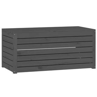 Vidaxl  Záhradný box sivý 101x50, 5x46, 5 cm masívna borovica značky Vidaxl