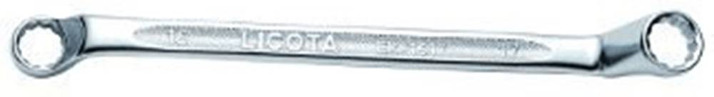 Licota  Obojstranný očkový kľúč 10x12 mm vyhnutý 75 ° - LIEKF1012 značky Licota