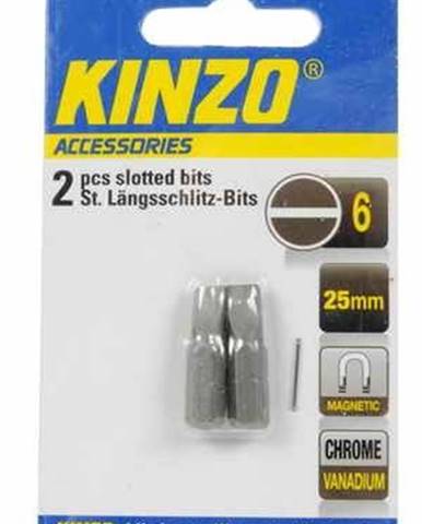 Kinzo Súprava bitov 6mm - 2 ks,  25 mm - magnet