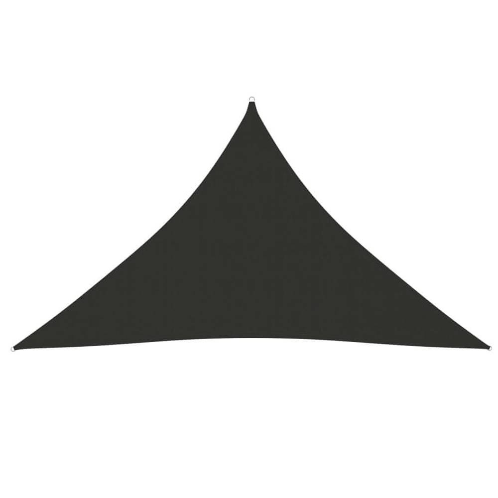 Vidaxl  Tieniaca plachta oxfordská látka trojuholníková 3x3x4, 24 m antracitová značky Vidaxl