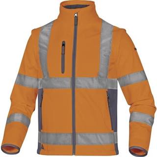 Delta Plus Reflexná softshellová bunda MOONLIGHT2 oranžová XXL