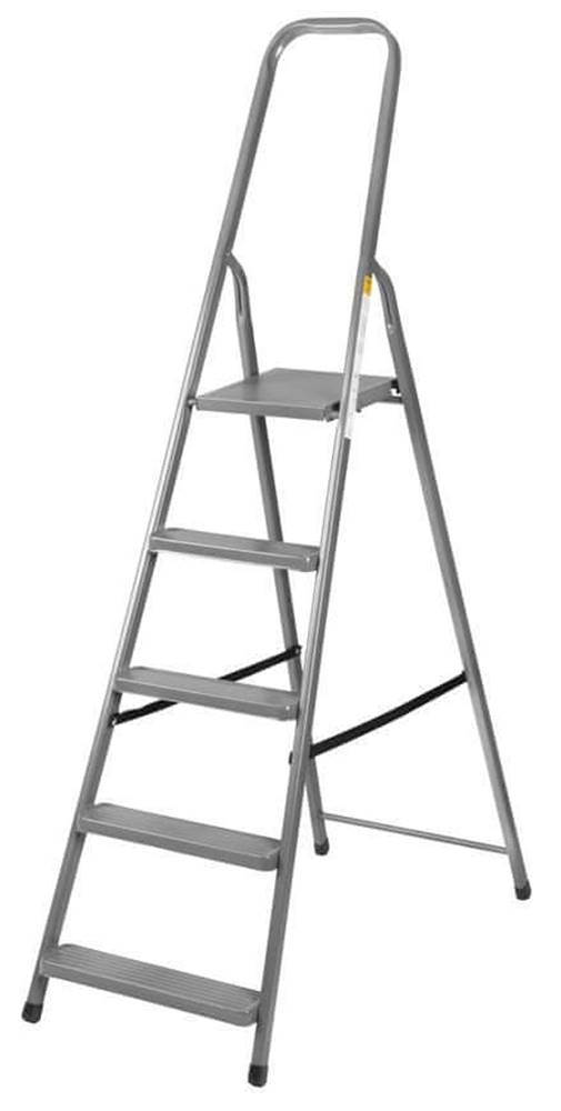 Strend Pro  Schodíky  ST-D5,  5 stupňové,  oceľové,  rebrík,  173 cm,  nosn. 125 kg značky Strend Pro