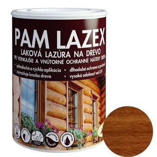 Pam   Lazex gaštan 0, 7l - hrubovrstvá lazúra značky Pam