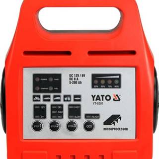 Yato Electronic 6V / 12V 8A 5-200A Wet/Gel/Agm 8301 Nabíjačka