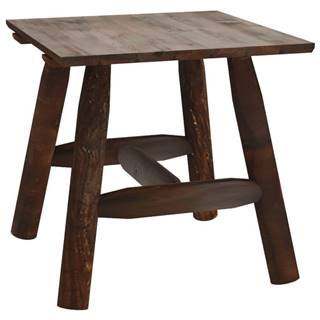 Vidaxl Príručný stolík 49x49x50 cm smrekové drevo