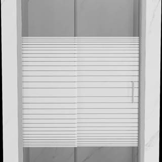 Mexen Sprchové dvere Apia 140cm strieborné